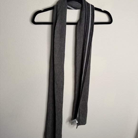 Smartwool Men's‎ Gray Merino Wool Scarf - Picture 1 of 2